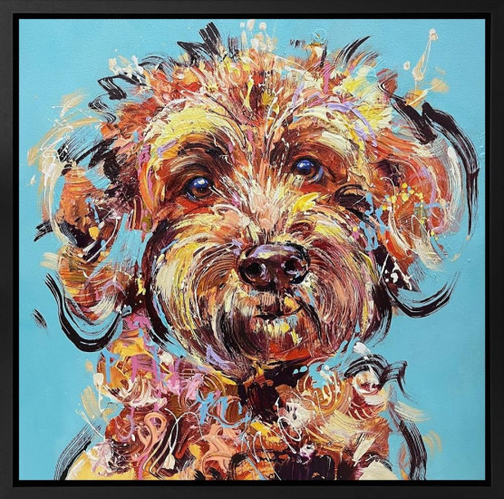 Happy Soul - Original - Framed Happy Soul - Original - Framed