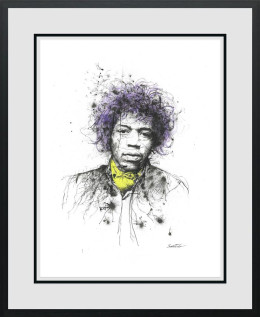 Hendrix  - Standard - Black Framed