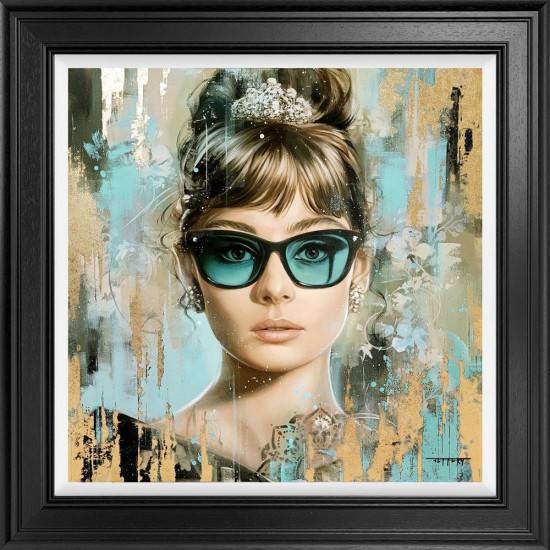 Hepburn Blue - Limited Edition - Black Framed