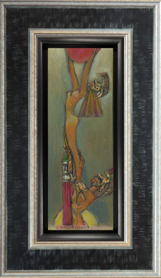 Hermes And Aphrodite - Original - Framed