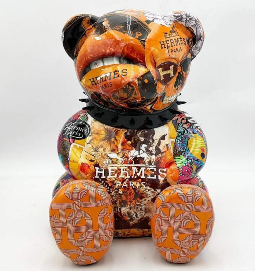 Hermes Bear XIX - Original Sculpture Hermes Bear XIX - Original Sculpture