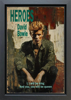 Heroes - Original - Framed