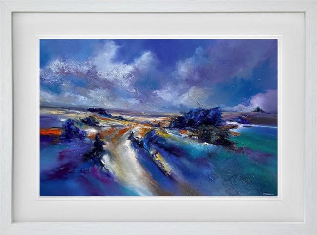 Hidden Valleys, Open Hearts - Original - Framed Hidden Valleys, Open Hearts - Original - Framed