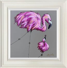 Home Is Where The Heart Is - Original - Framed Home Is Where The Heart Is - Original - Framed
