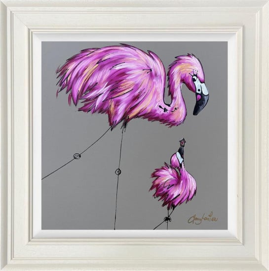 Home Is Where The Heart Is - Original - Framed Home Is Where The Heart Is - Original - Framed