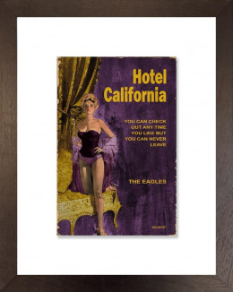 Hotel California - 3D Songbook - Limited Edition - Framed