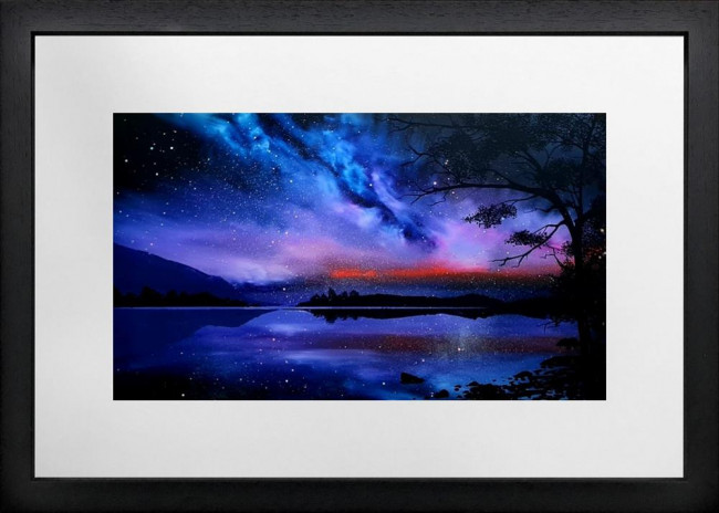 I'm In The Mood For Love - On Glass - Original - Black Framed
