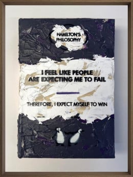 I Expect Myself To Win - 3D Storybook - Original - Framed