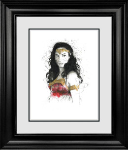 I Have A Warrior's Heart - Original - Framed