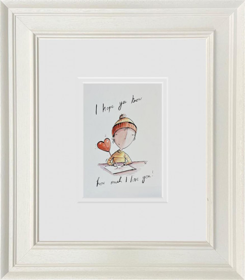 I Hope You Know - Sketch - Original - Framed I Hope You Know - Sketch - Original - Framed