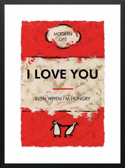 I Love You... - Limited Edition - Black Framed I Love You... - Limited Edition - Black Framed