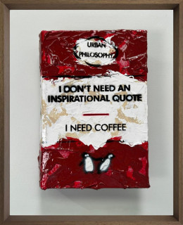 I Need Coffee - Mini Storybook - Original - Framed
