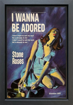I Wanna Be Adored (2023) - Original - Black Framed