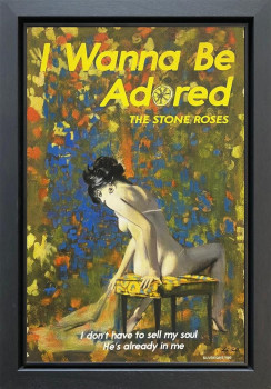 I Wanna Be Adored (2024) - Original - Black Framed