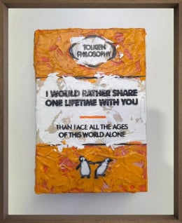 I Would Rather Share - Mini 3D Storybook - Original - Framed I Would Rather Share - Mini 3D Storybook - Original - Framed