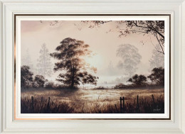 Into The Mystic - Original - White Framed