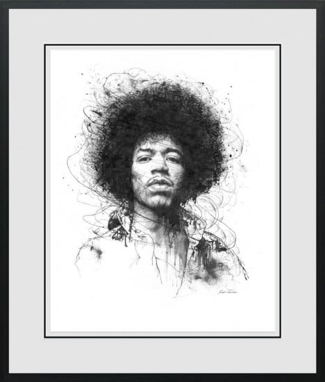 Jimi Hendrix II - Limited Edition - Framed