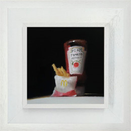 Ketchup And Chips - Original - Framed