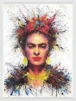 Kahlo - Original - White Framed