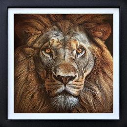 King's Gaze - Original - Framed