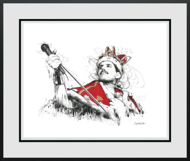 King Of Queens (Freddie Mercury) - Framed King Of Queens (Freddie Mercury) - Framed