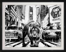 King Of The Road NYC - Original - Black Framed