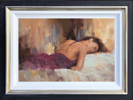 Kiss And Tell - Original - Framed