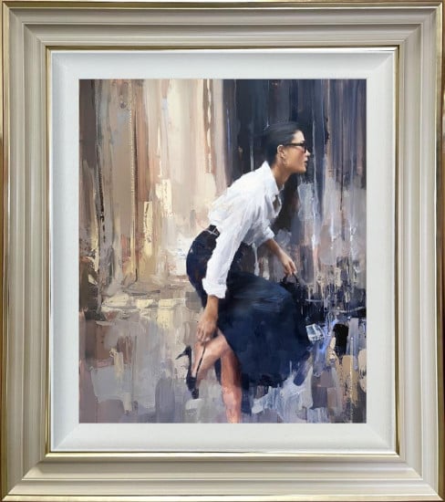 Kiss Chase - Limited Edition - Framed Kiss Chase - Limited Edition - Framed