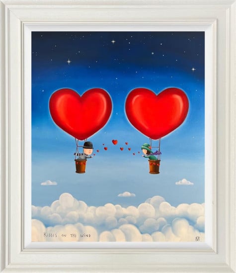Kisses on The Wind - Original - Framed Kisses on The Wind - Original - Framed