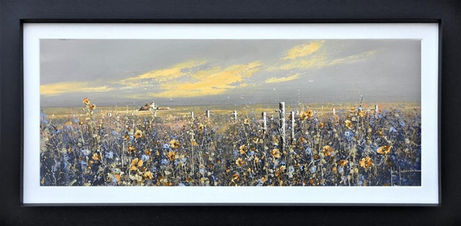 Lavender Shines - Original - Framed Lavender Shines - Original - Framed
