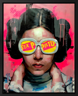 Leia Pistols - Original - Framed