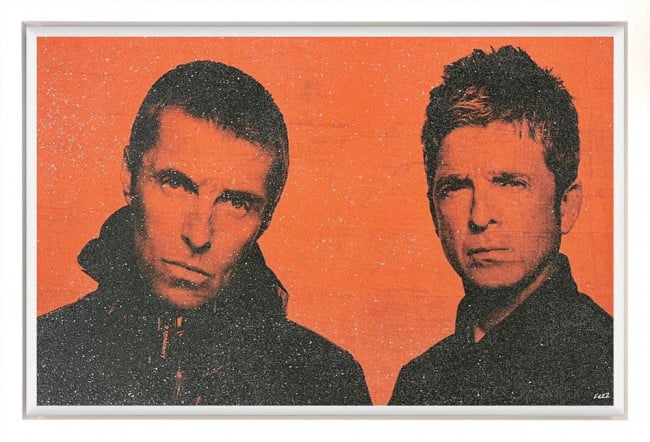 Liam And Noel - Original - Framed Liam And Noel - Original - Framed
