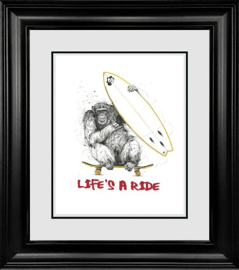 Life's A Ride - Original - Framed Life's A Ride - Original - Framed