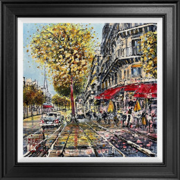 Life In Paris - Original - Framed