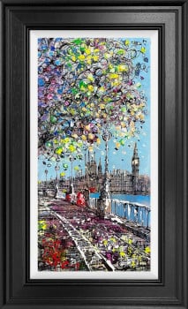 Life On The Thames - Original - Framed Life On The Thames - Original - Framed