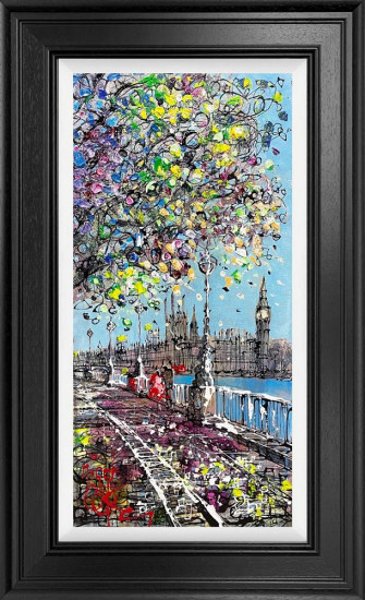 Life On The Thames - Original - Framed Life On The Thames - Original - Framed