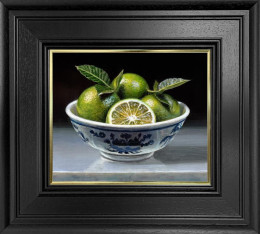 Limes In A Bowl - Original (ONR0023) - Framed