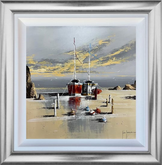 Lines And Horizon - Original - Framed Lines And Horizon - Original - Framed