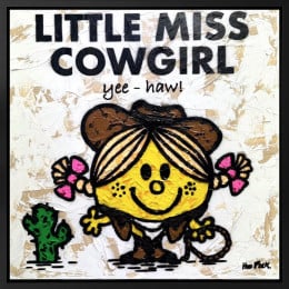 Little Miss Cowgirl - The Untold Stories - Original - Black Framed