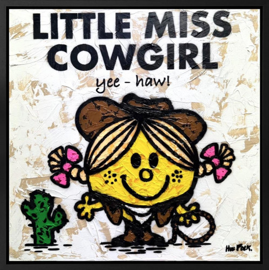 Little Miss Cowgirl - The Untold Stories - Original - Black Framed