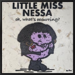 Little Miss Nessa - Original - Framed Little Miss Nessa - Original - Framed