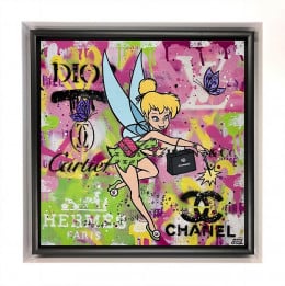 Little Tink - Original - White Framed Little Tink - Original - White Framed