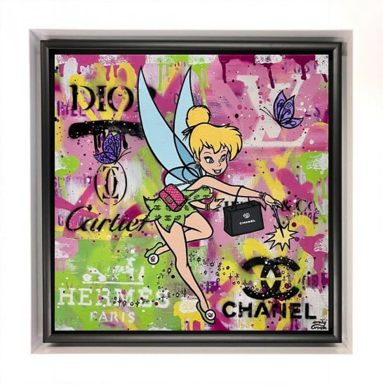 Little Tink - Original - White Framed Little Tink - Original - White Framed