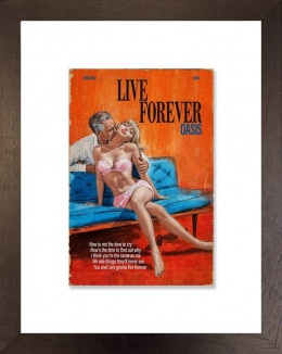 Live Forever - 3D Songbook - Limited Edition - Framed