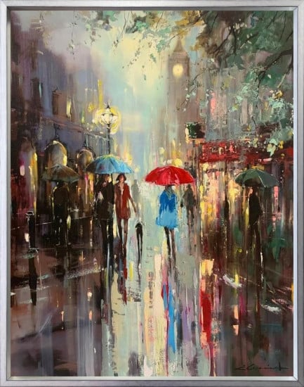 London City Life - Limited Edition - Silver Framed London City Life - Limited Edition - Silver Framed