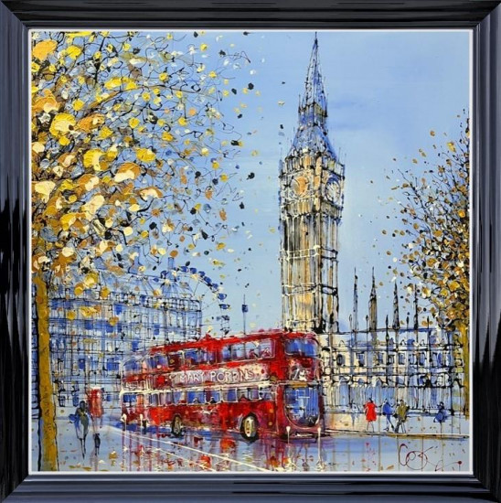 London Days - Original - Black Framed