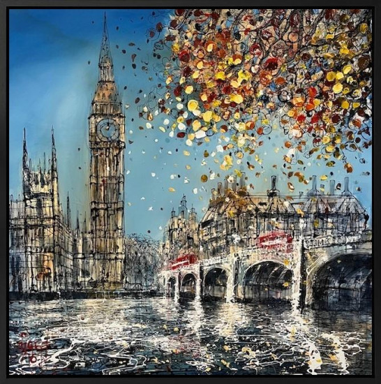 London In All Its Glory - Original - Framed London In All Its Glory - Original - Framed
