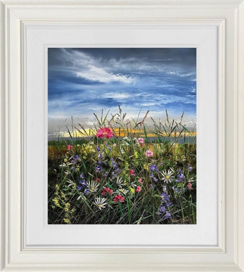 Love Beneath The Sky - Original - Framed Love Beneath The Sky - Original - Framed