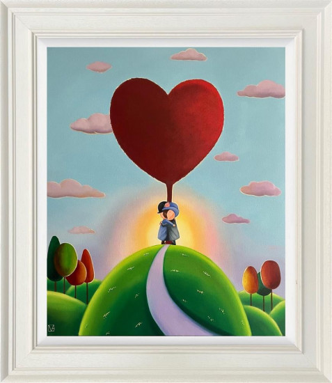Love Grows Here - Original - Framed Love Grows Here - Original - Framed