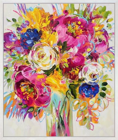 Love In Full Bloom - Original - Framed Love In Full Bloom - Original - Framed